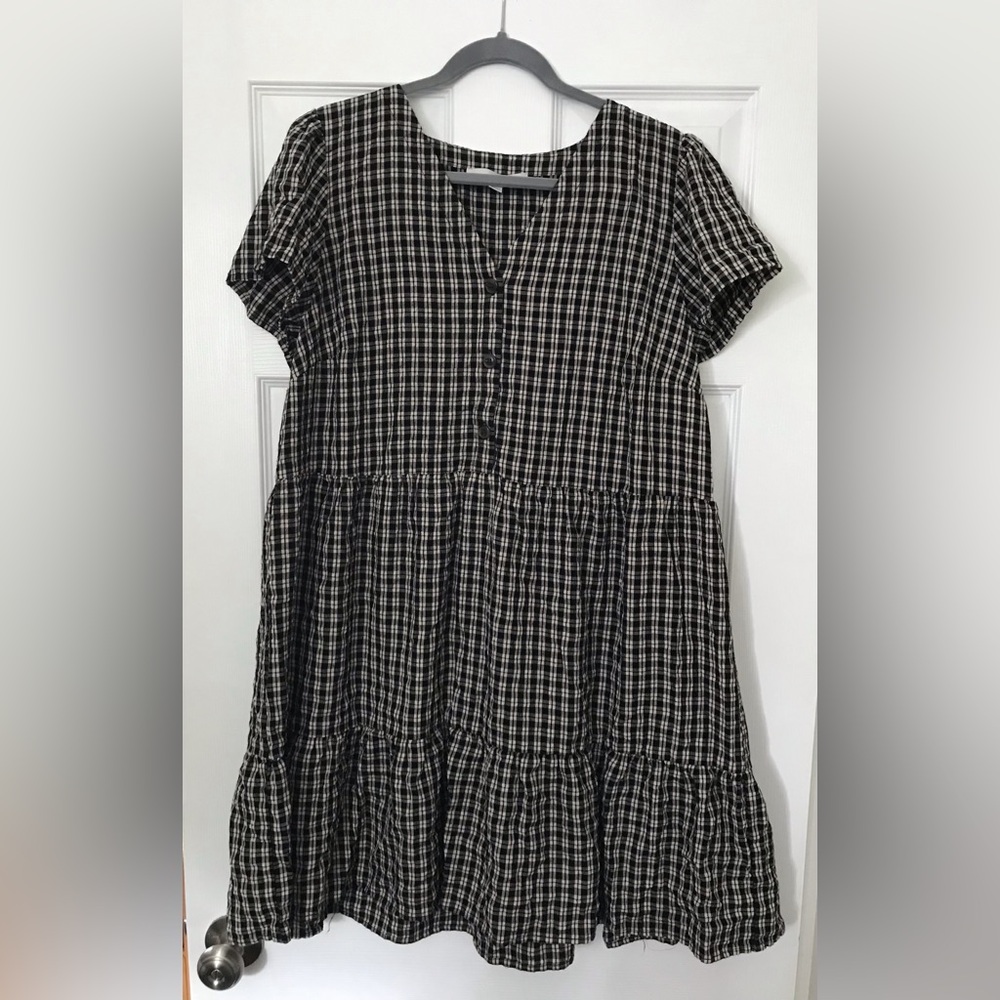 Loft tiered mini dress.